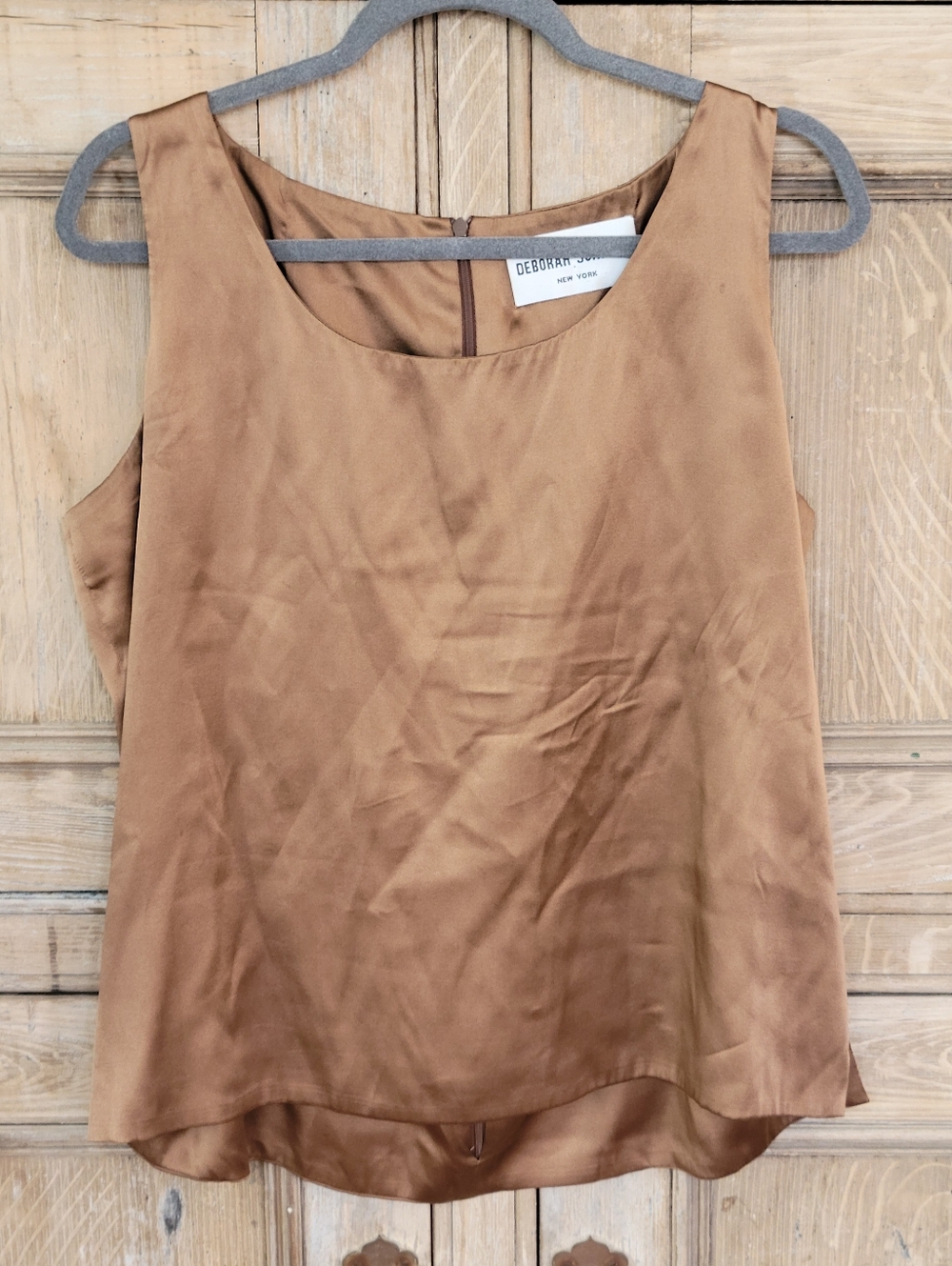 Deborah Johnson Satin Tank